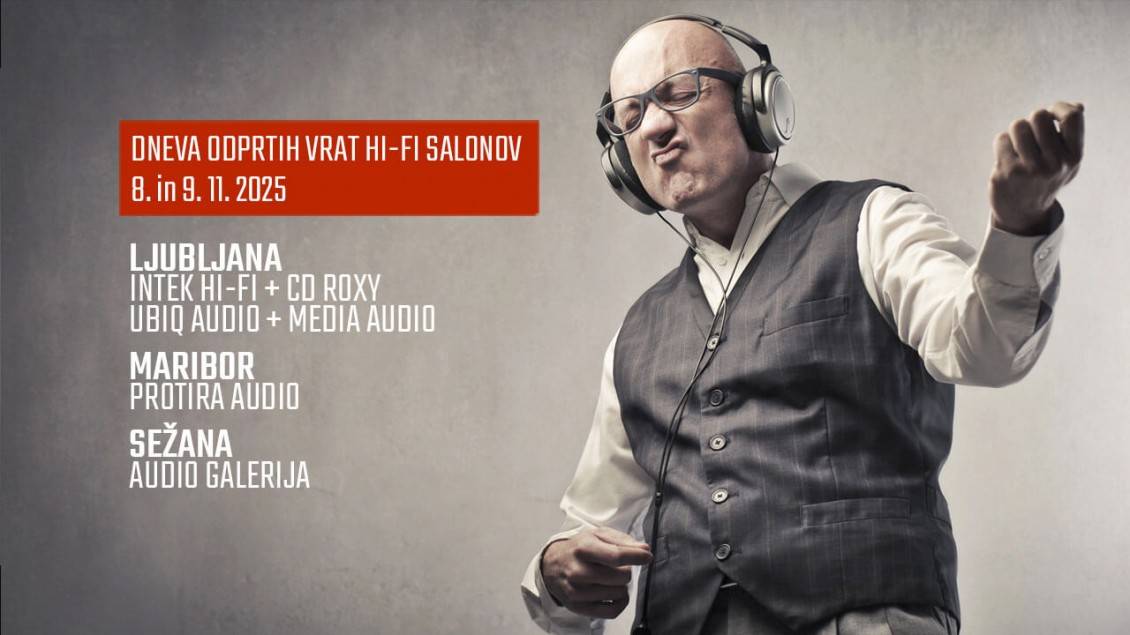 DNEVA ODPRTIH VRAT HI-FI SALONOV - 8. in 9. november 2025