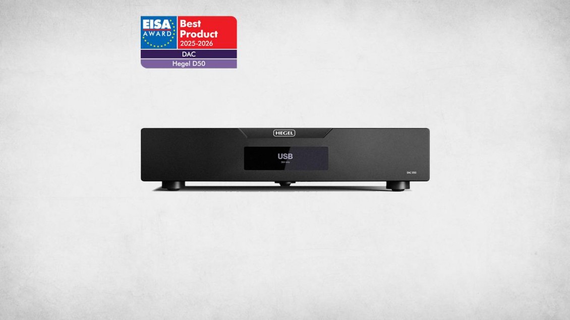 HEGEL D50 DIGITALNO ANALOGNI PRETVORNIK, DAC > EISA NAGRADA 2025-2026