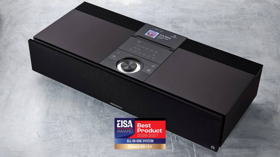 Prestižna nagrada EISA 2026–2027: Zakaj je PRIMARE ALLT-I-ETT postala nova merilna raven vse-v-enem hi-fi sistemov