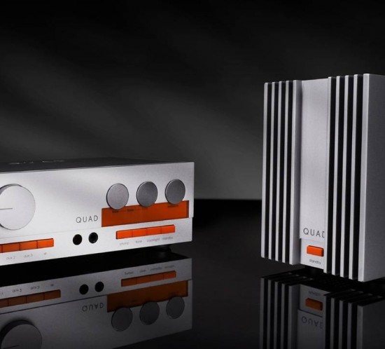 NOVO > QUAD 33 predojačevalnik in QUAD 303 stereo močnostni ojačevalnik