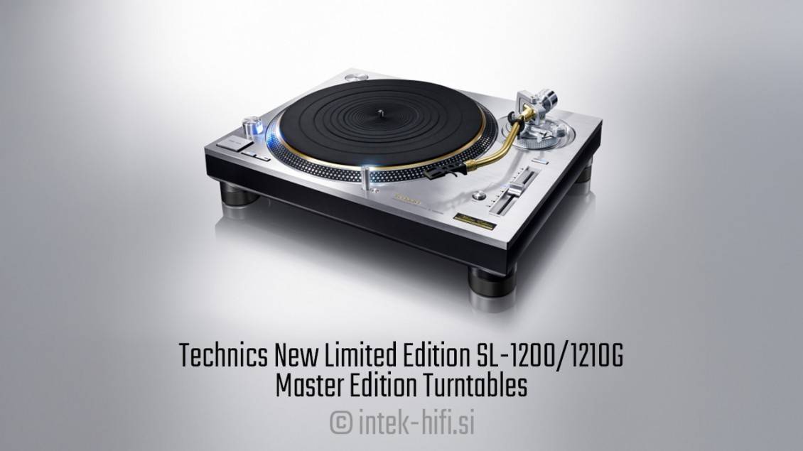 Vrhunec legende: TECHNICS predstavlja omejeno serijo gramofonov SL-1200GME in 1210GME - Master Edition