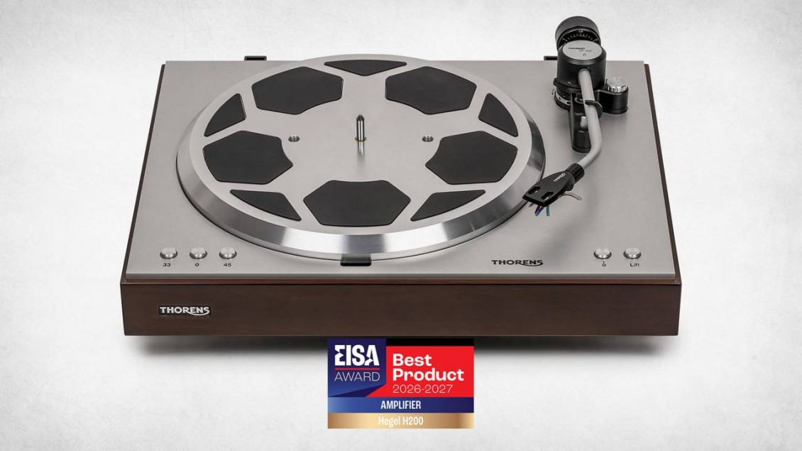 Prestižna nagrada EISA 2026–2027 za THORENS TD 404 DD: Popolno zavezništvo tradicije in direktnega pogona